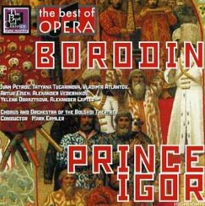 Borodin - "Prince Igor" (fragments of opera)-Voices and Orchestra-Opera Collection  