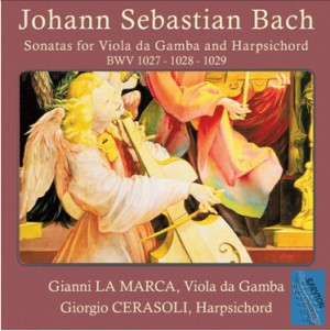 J.S. Bach - Sonatas for Viola da Gamba and Harpsichord BWV 1027 - 1028 - 1029 by Gianni La Marca and Giorgio Cerasoli-Harpsichord  