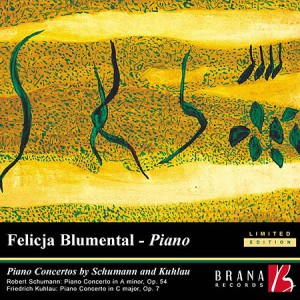 Piano Concertos by Schumann and Kuhlau - Felicja Blumental, piano-Piano  