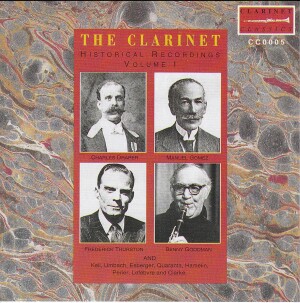 Historical Recordings - Volume 1-Music for Clarinet  
