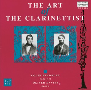 The Art of the Clarinettist - Colin Bradbury - clarinet, Oliver Davies - piano-Piano and Clarinet-Instrumental  