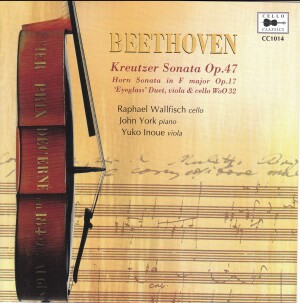 L. van Beethoven - KREUTZER SONATA - John York piano · Yuko Inoue viola-Piano and Cello  