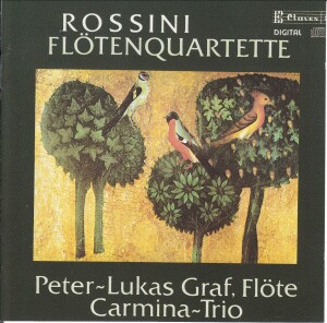 Rossini - Vier Floetenquartette - Peter-Lukas Graf - Carmina-Streichtrio-Cello  