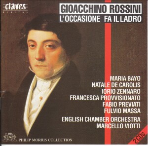 Rossini - L’Occasione fa il Ladro - Soloists - Eco - Viotti-Voices and Orchestra-Vocal Collection  