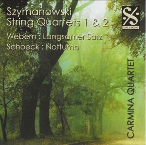 Szymanowski - String Quartets Nos 1, 2 - Webern - Langsamer Satz Schoeck - Notturno-Quartet-Chamber Music  