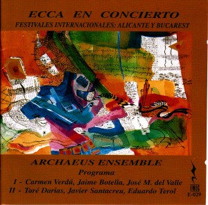 ECCA in concert - Archaeus Ensemble,  L. Danceanu, conductor,  E. Terol, clarinet-Clarinet  