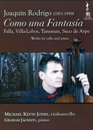 J. RODRIGO - Como una Fantasia - Falla, Villa-Lobos, Tansman, Seco de Arpe - Works for cello and piano-Piano and Cello-Instrumental  