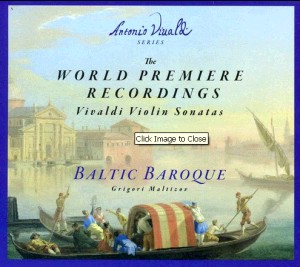A. Vivaldi - Violin Sonatas - Baltic Baroque - The World Premier Recordings-Sbor-Baroque  
