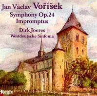 Vorísek, Jan Vaclav - Symphony Op.24 in D major, 6 Impromptus Op.7 for piano-Klavír-Instrumental  