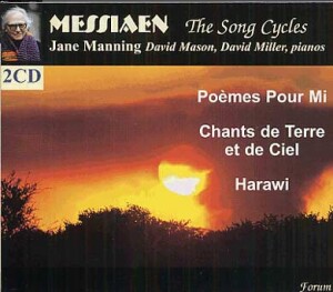 Messiaen - Song Cycles - Jane Manning (2 CD Set)-Viola and Piano  