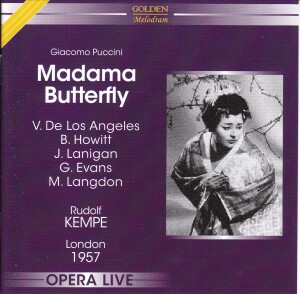 PUCCINI - MADAMA BUTTERFLY - London 1957 - Rudolf Kempe-Viola and Piano-Opera Collection  