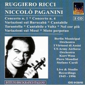 Ricci Ruggiero plays Niccolo Paganini-Violin-Great Performers  