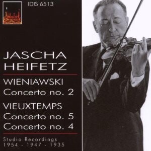 Jascha Heifetz (violin) Plays Wieniawski and Vieuxtemps-Violin-Význační umělci  