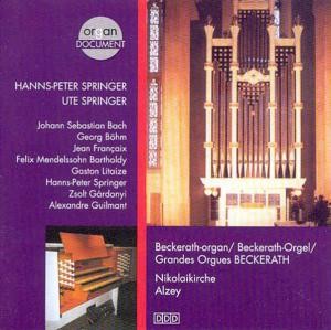 Hanns-Peter & Ute Springer, Orgel - Beckerath - Orgel Nikolaikirche zu Alzey -Organ-Organ Collection  