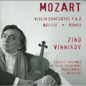 W.A. Mozart -  Violin Concertos 1and 2 - Adagio - Rondo - Zino Vinnikov, violin-Violin and Orchestra-Violin Concerto  