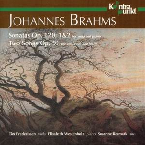 Johannes Brahms: Sonatas Op. 120; Two Songs Op. 91 for viola and piano-Viola and Piano  