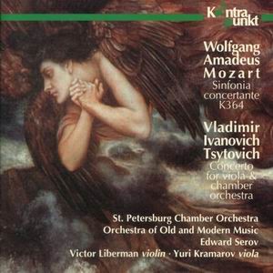 Mozart: Sinfonia concertate; Tsytovich: Concerto for viola & chamber orchestra-Viola and Piano  
