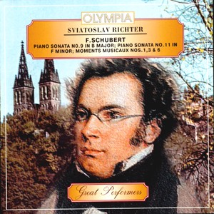 S. RICHTER - F. Schubert: Piano Sonata Nos. 9, 11,etc.-Klavír-Význační umělci  
