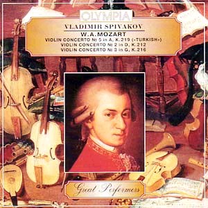 Mozart - Violin Concerto Nos. 2, 3, 5 - Spivakov-Violin-Význační umělci  