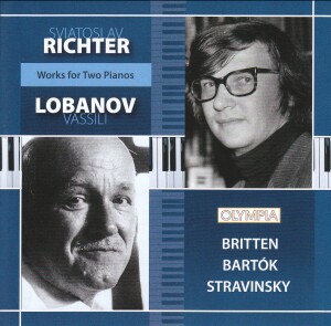 Sviatoslav Richter and Vassily Lobanov . Works for two pianos -Klavír-Instrumental  