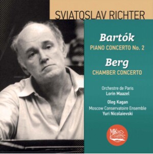 Sviatoslav Richter (piano), O. Kagan (violin) and Orchestras: Bartók: Piano Concerto No. 2, Berg: Chamber Concerto-Violin, Piano and Orchestra-Piano Concerto  