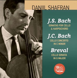 Daniil Shafran (cello) and USSR State Symphony Orchestra, G. Rozhdestvensky: J.S. Bach: Sonatas; J.C Bach: Cello Concerto;  Breval: Sonata-Cello and Orchestra-Cello Concerto  