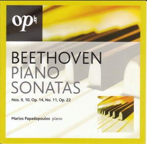 Beethoven Piano Sonatas Sonatas Op 14, Nos 9, 10 / Op. 22, No. 11: M. Papadopoulos-Piano-Instrumental  