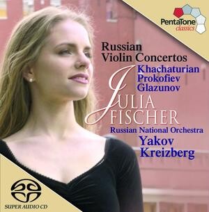 Russian Violin Concertos: Glazunov, Khachaturian, Prokofiev - J. Fischer, Y. Kreizberg and Russian National Orchestra-Violin  