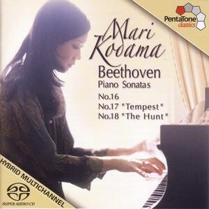 L. van Beethoven - Piano Sonatas Nos. 16-18. Mari Kodama - piano -Klavír-Instrumental  