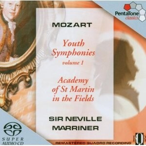 W.A. Mozart  - Youth Symphonies Vol.1 -The Academy of St Martin in the Fields - N. Marriner-Orchester-Orchestral Works  