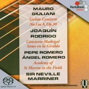 Guitar Concertos: M.Giuliani - Guitar Concerto No. 1 in A major, Op. 30 / J. Rodrigo- Concierto Madrigal for 2 Guitars & Orchestra-Guitar  