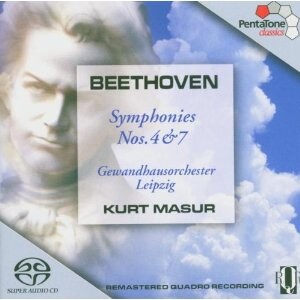 L.van Beethoven - Symphony No.4 in B flat, Op.60 / Symphony No.7 in A, Op.92 - Gewandhausorchester Leipzig - K. Masur, conductor-Orchestre-Orchestral Works  