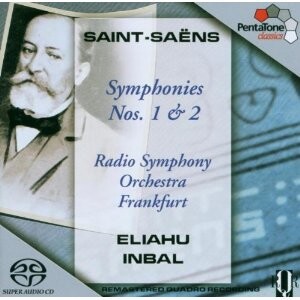 C.Saint-Saëns • Symphony Nos.1 and 2. Radio Symphony Orchestra Frankfurt - E. Inbal, conductor-Orchestra-Orchestral Works  