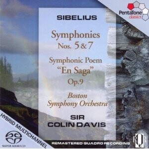 J. Sibelius - Symphony No.5, No.7, En Saga, Op.9 - Sir Colin Davis, conductor-Orchestr-Orchestral Works  