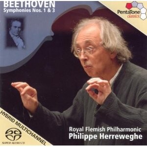 L. van Beethoven - Symphonies Nos. 1 and 3 Eroica - Royal Flemish Philharmonic - P. Herreweghe-Orchester-Orchestral Works  
