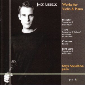 Jack Liebeck - Works for Violin & Piano-Piano  