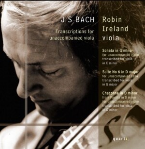 J. S. BACH - TRANSCRIPTIONS FOR UNACCOMPANIED VIOLA - Robin Ireland (viola)-Viola-Instrumental  