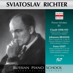 Sviatoslav Richter Plays Piano Works by Debussy: Préludes / Brahms: Piano Concerto No. 2, Op. 83 / Liszt: Piano Concerto No. 2 in A major, S. 125  -Piano and Orchestra-Russe école de pianist  