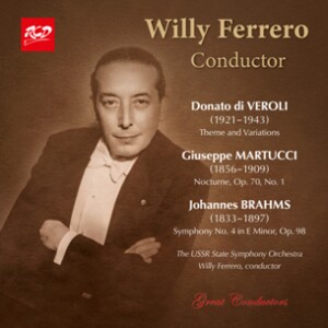 Willy Ferrero, conductor: VEROLI - Theme and Variations / MARTUCCI - Nocturne, Op. 70 / BRAHMS - Symphony No.4, Op.98-Orchestr-Ruská dirigentská škola  