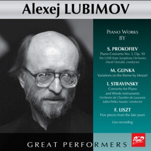 Alexej Lubimov Plays Piano Works by: Prokofiev / Glinka / Stravinsky and Liszt-Piano and Orchestra-Russe école de pianist  