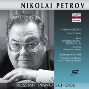 Nikolai Petrov, piano: Chopin - 4 Scherzos / Mendelsson - Sonate écossaise / Brahms - Variations and Fugue-Piano-Russe école de pianist  