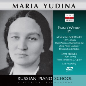 Maria Yudina Plays Piano Works by Mussorgsky and Křenek-Piano-Russische Pianistenschule  