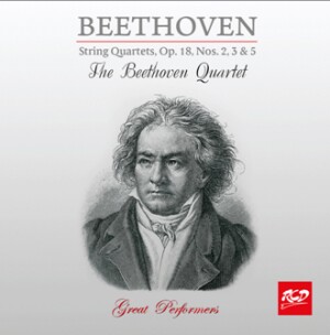 Ludwig Van Beethoven: String Quartets Nos. 2, 3, 5, Op.18 - The Beethoven Quartet-Quartet-Russische Kammermusik  