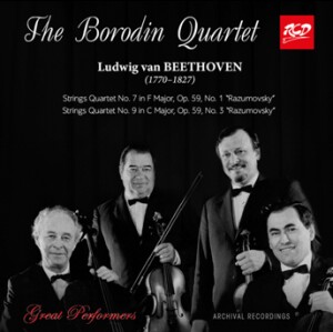 The Borodin Quartet Plays Beethoven: String Quartets Nos. 7, 9 Op. 59 "Razumovsky"  -Quartet-Chamber Music  