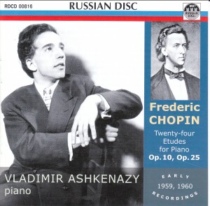 VLADIMIR ASHKENAZY, piano - F.CHOPIN - 24 Etudes, Op.10, Op.25-Piano-Instrumental  