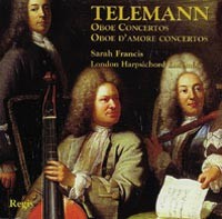 Telemann - Oboe Concertos - Oboe D'amore Concertos (Vol. II.)-Viola and Piano-Baroque  