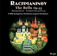 Rachmaninov - The Bells Op.35, Spring Cantata Op.20, Vocalise  Op.34 No.14  - E. Svetlanov-Orchestra  
