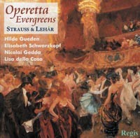 Operetta Evergreens Strauss & Lehar / Schwarzkopf / Gueden / Gedda / della Casa / Patzak.-Viola and Piano-Operetta Collection  