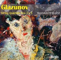 Alexander Glazunov - String Quartets Nos. 3 & 5 "Slavonic" Music from "The Fridays"-Quartet-The Great Composers  