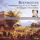Beethoven: Piano Variations Op. 34, 76, 35“Erotica“ / Schumann: 3 Noveletten, S. Richter-Klavír-Význační umělci  